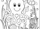 Coloring Pages Underwater Ocean Animals Zoom Sheets Sheet Kids Getcolorings Printable Print Adults Scene sketch template