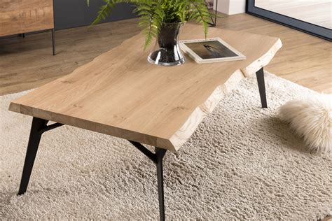 table basse rectangulaire bois de chene panama tables basses pier import