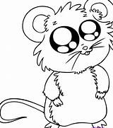 Coloring Animal Cartoon Funny Library Clipart Pages Mouse Draw Cute sketch template