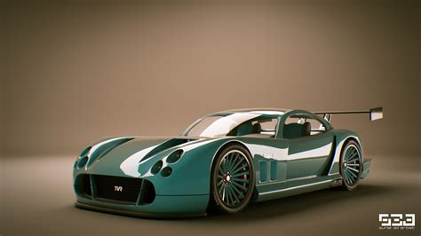 artstation tvr cerbera speed  mermac edition studio lighting render