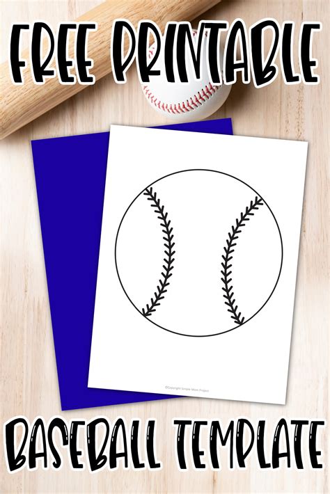 printable baseball stencils  printable templates