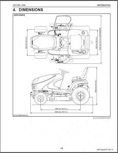 kubota gr greu diesel ride  mower tractor wsm service manual cd  sale