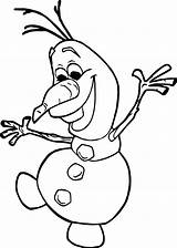 Olaf Coloring Disney Pages Frozen Kids Getdrawings sketch template
