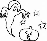 Ghost Cute Coloring Pages Getcolorings Color sketch template