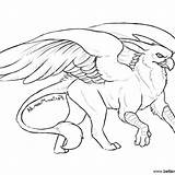 Gryphon Griffin sketch template