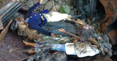 Barbecued Barbie Collection Of 1 500 Dolls Melted In House Fire