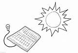 Solar Energy Coloring sketch template