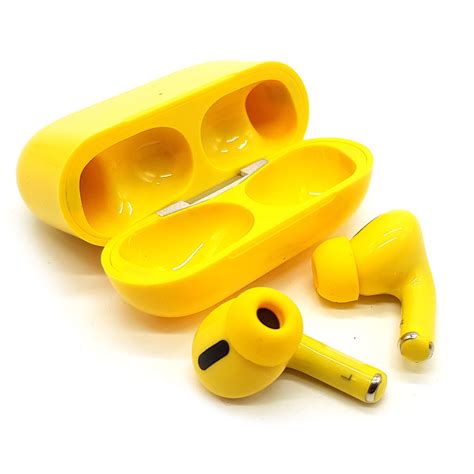 generic airpods pro compatible  iphone yellow promo unlimited