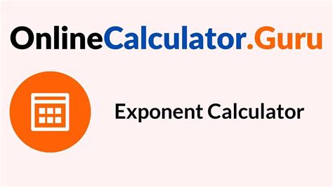 exponents calculator  calculate    base raised   power