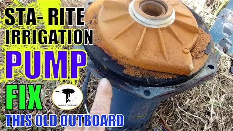sta rite irrigation pump fix youtube