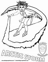 Allergy Arctic sketch template