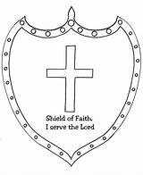 Shield Coloring Pages Medieval Faith Printable Colouring Getcolorings Color Getdrawings sketch template