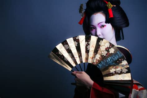 The Geisha Photoshoot — Dade Freeman Geisha Photoshoot Japanese Fan