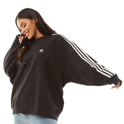 buy adidas originals womens loungewear adicolor classics oversize sweatshirt black