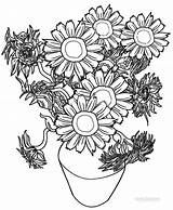 Coloring Sunflower Pages Sunflowers Gogh Van Printable Kids Adults Colouring Color Flower Cool2bkids Print Plant Getcolorings Sheets Drawing Getdrawings Choose sketch template
