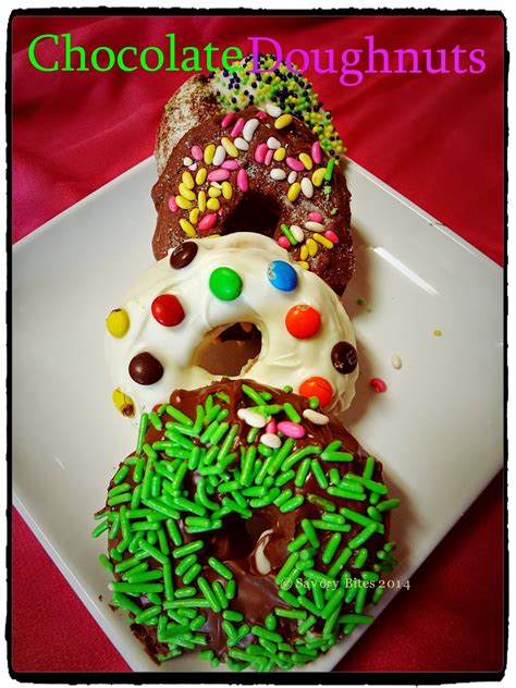 chocolate glazed doughnuts savory bites recipes  food blog  quick  easy recipes