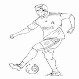 Futbol Jugadores Ronaldo Futbolistas Cristiano Resultado único Colorironline Seonegativo sketch template