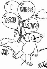 Miss Coloring Pages Teddy Will Bear Lots Printable Color Print Holding Four Balloons Getdrawings Getcolorings Pdf Sketch Template Popular sketch template