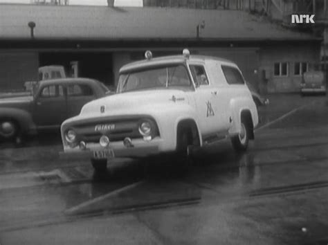 1956 Ford F 100 Panel In Filmavisen 1945 1963