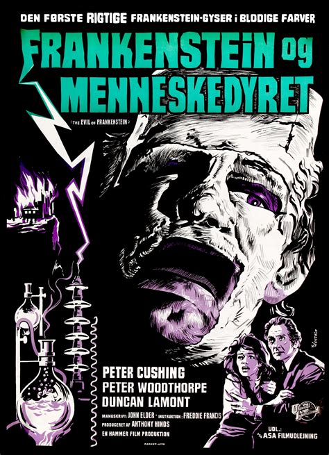Evil Of Frankenstein 1964 Hammer Horror Films Classic