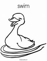 Coloring Duck Pages Lucky Ducky Swim Kids Ducks Color Wood Swimsuit Printable Print Drawings Preschool Getcolorings Duckling Noodle Umbrellas Swimming sketch template