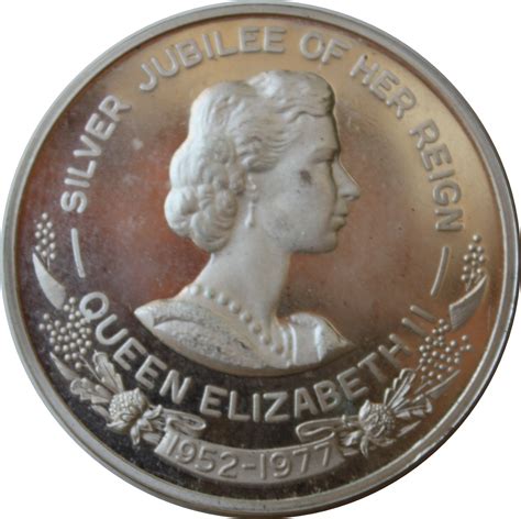 medal queen elizabeth ii silver jubilee visit  australia