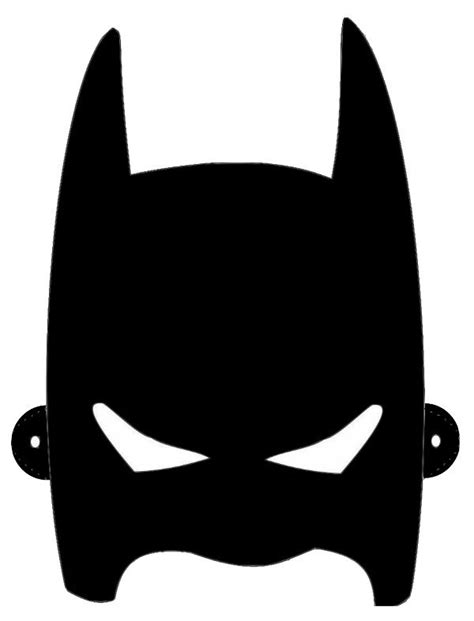 batman mask template clipartsco