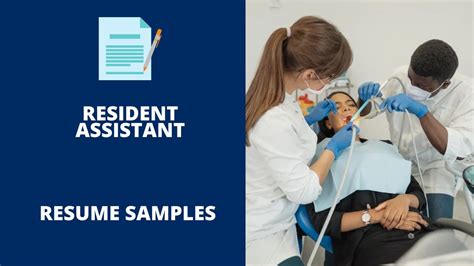 resident assistant resume sample