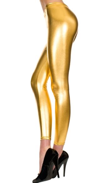 metallic legging shiny tights silver leggings gold leggings