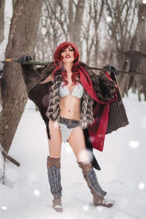 Red Sonja 1 Cover E Cosplay Variant Popculthq