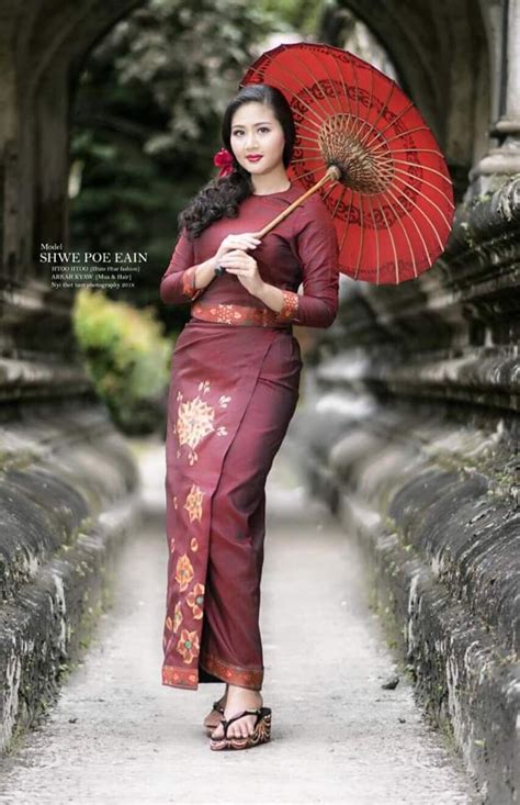 Shwe Poe Eain Most Beautiful Indian Actress Thailand Dress Burmese