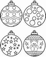 Bombki Kolorowanka Bauble Choinkowe Kolorowanki Baubles Druku Swiateczna Kolorowania Wydruku sketch template