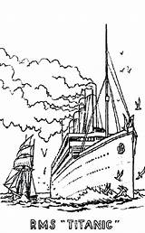 Titanic Coloring Pages Sinking Ship Drawing Getdrawings Rms Line Star Getcolorings Colorings sketch template