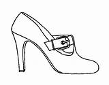 Scarpe Colorare Sapatos Calzado Zapato Sandalias Bolsos Busco Sobres Calzados Maquillaje Acolore Orihuela Modelli Correlata sketch template