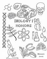 Biology Binder Biologia Teenager Inkdrawing sketch template