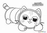 Gaby Mercat Gabys Cakey Pandy Cats sketch template