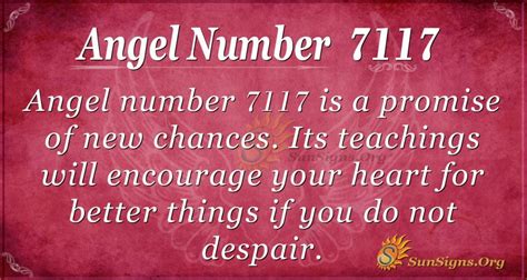 angel number  meaning  promise   chances sunsignsorg