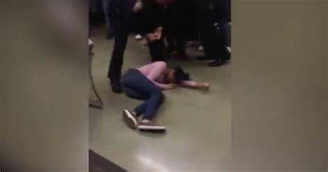 cop caught on video viciously body slamming teen girl onto concrete