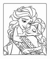 Crayola Elsia Hugging Annia Tiana sketch template
