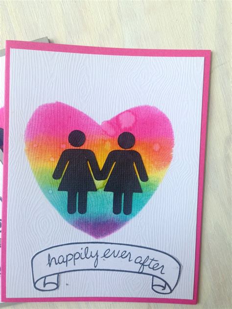 Lgbt Wedding Card Lesbian Wedding Same Sex Wedding Card Etsy