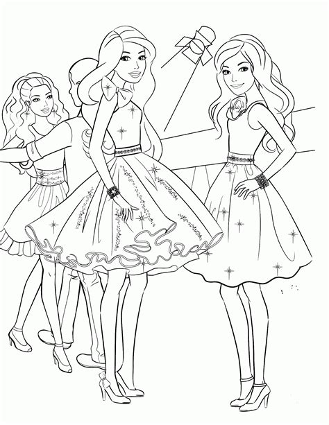 barbie ballerina coloring pages coloring home