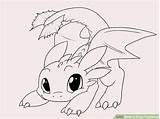 Toothless Easy Dragon Drawings Draw Drawing Cute Cartoon Trace Wikihow Coloring Pages Sketch Step Character Sketches Disney Characters Template Cartoons sketch template