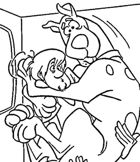 Scooby Doo Happy Birthday Coloring Pages Coloring Home