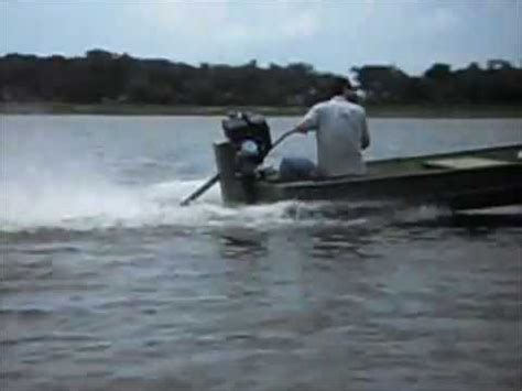 hp mud motor  boat youtube