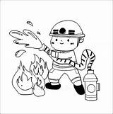 Firefighter Helpers Hazards Helper sketch template