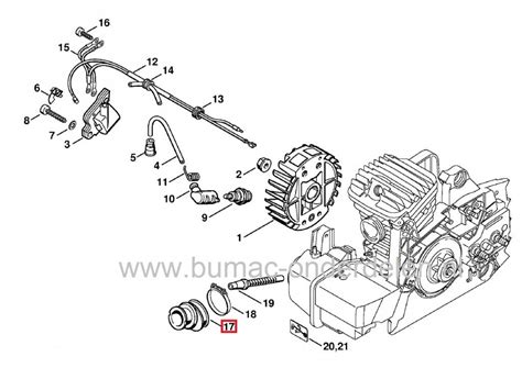 ms stihl chainsaw parts diagram