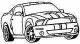 Mustang Coloring Ford Pages Shelby Car Gt Clipart Drawing Gt500 Cars Model Print Fox Body Color Kids Printable Getcolorings Getdrawings sketch template