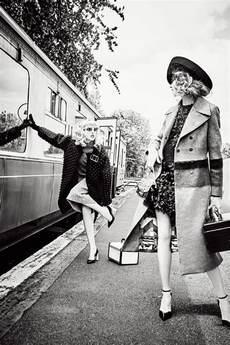 Hop On A Train With Ellen Von Unwerth For Vogue Italia