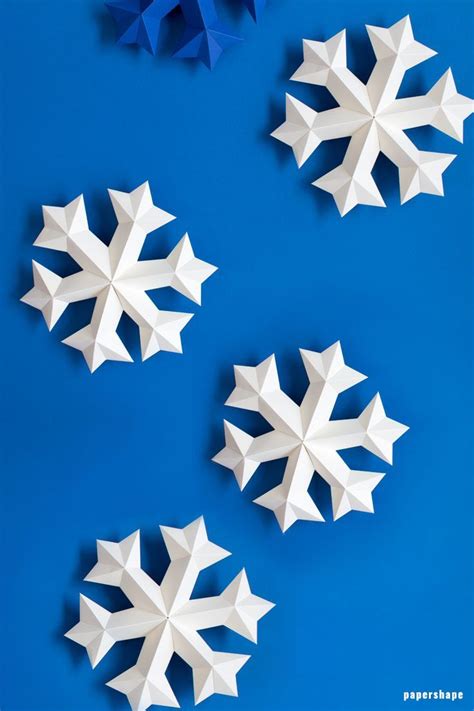snowflake  paper crafting  template paper snowflake