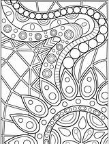 Coloring Pages Geometric Abstract Adults Pattern Mandala Book Adult Colouring Printable Kids Sheets Patterns App Abstrait Coloriage Detailed Doodle Visit sketch template